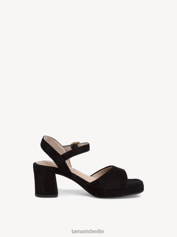 de Tamaris Frauen Sandale aus Leder – Schwarz 0LHV41497 Schuhe