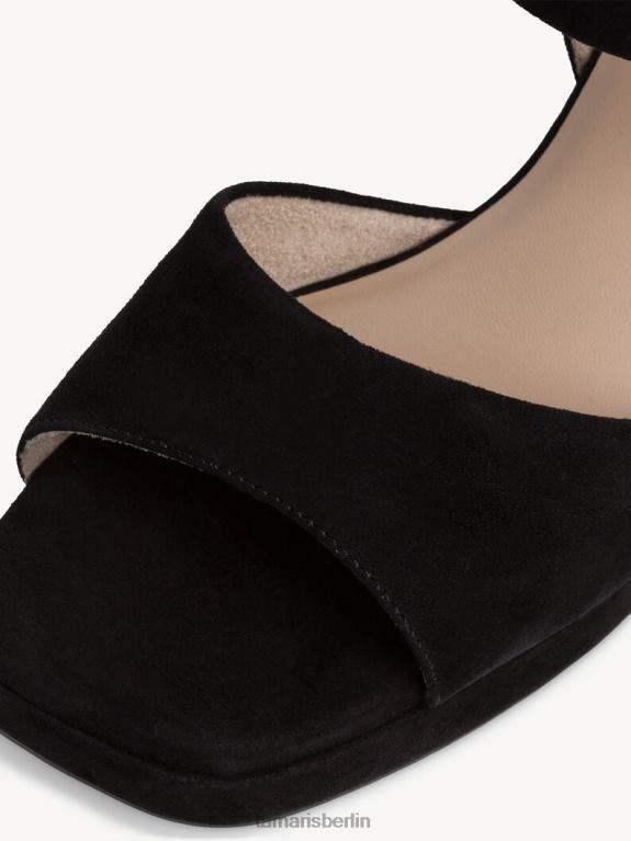 de Tamaris Frauen Sandale aus Leder – Schwarz 0LHV41497 Schuhe