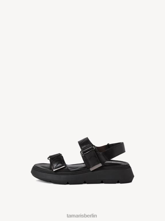 de Tamaris Frauen Sandale aus Leder – Schwarz 0LHV41733 Schuhe