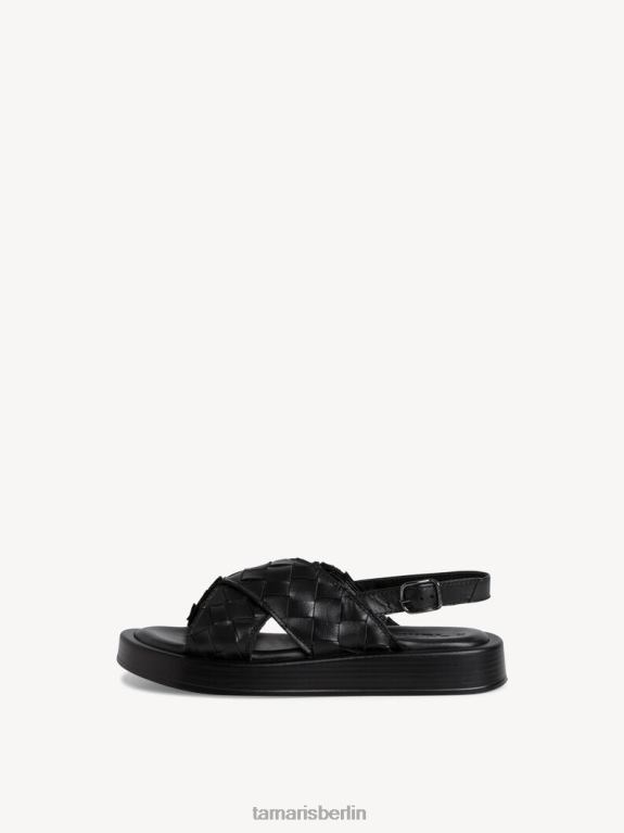 de Tamaris Frauen Sandale aus Leder – Schwarz 0LHV41793 Schuhe