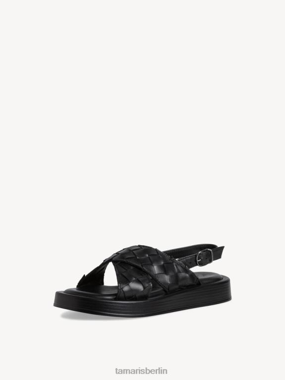 de Tamaris Frauen Sandale aus Leder – Schwarz 0LHV41793 Schuhe
