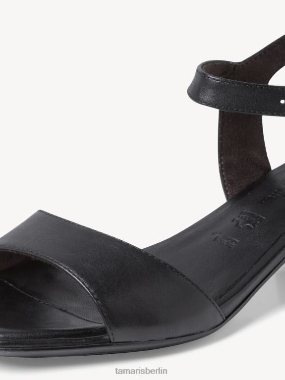 de Tamaris Frauen Sandale aus Leder – Schwarz 0LHV41978 Schuhe