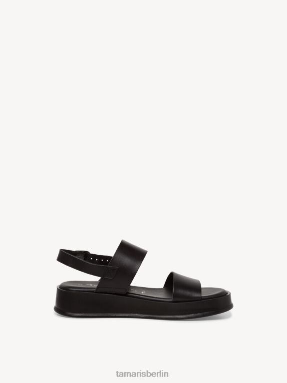 de Tamaris Frauen Sandale aus Leder – Schwarz 0LHV42161 Schuhe