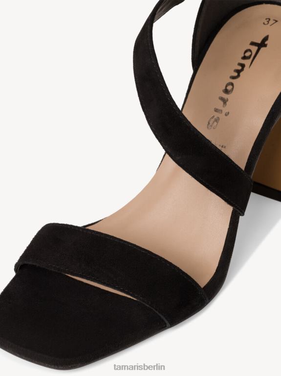 de Tamaris Frauen Sandale aus Leder – Schwarz 0LHV42206 Schuhe