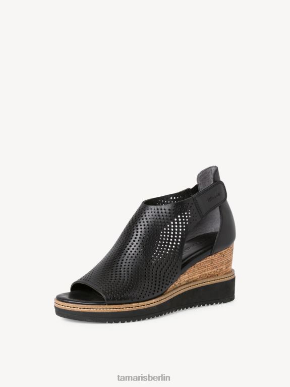 de Tamaris Frauen Sandale aus Leder – Schwarz 0LHV42240 Schuhe