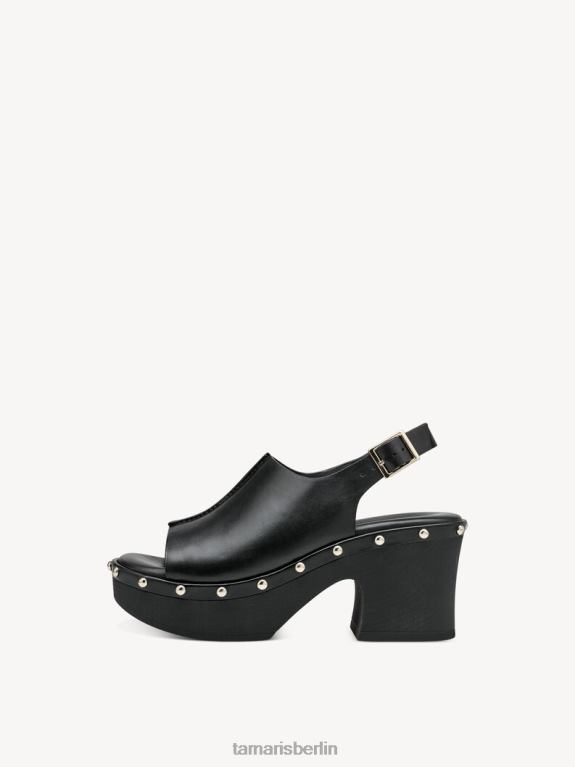 de Tamaris Frauen Sandale aus Leder – Schwarz 0LHV422 Schuhe