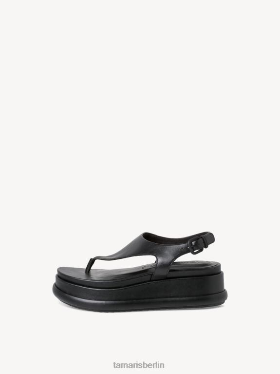 de Tamaris Frauen Sandale aus Leder – Schwarz 0LHV42316 Schuhe