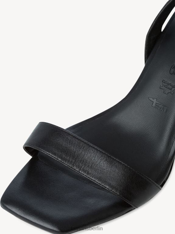 de Tamaris Frauen Sandale aus Leder – Schwarz 0LHV42327 Schuhe