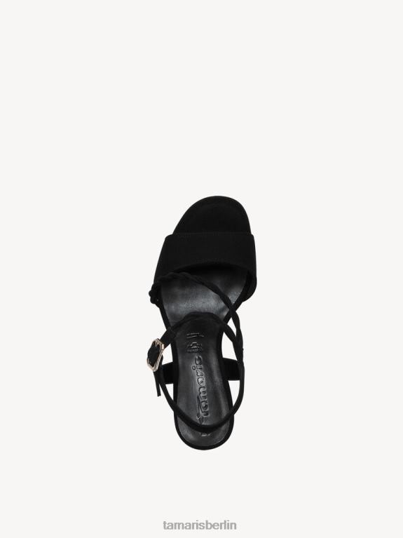 de Tamaris Frauen Sandale aus Leder – Schwarz 0LHV4446 Schuhe