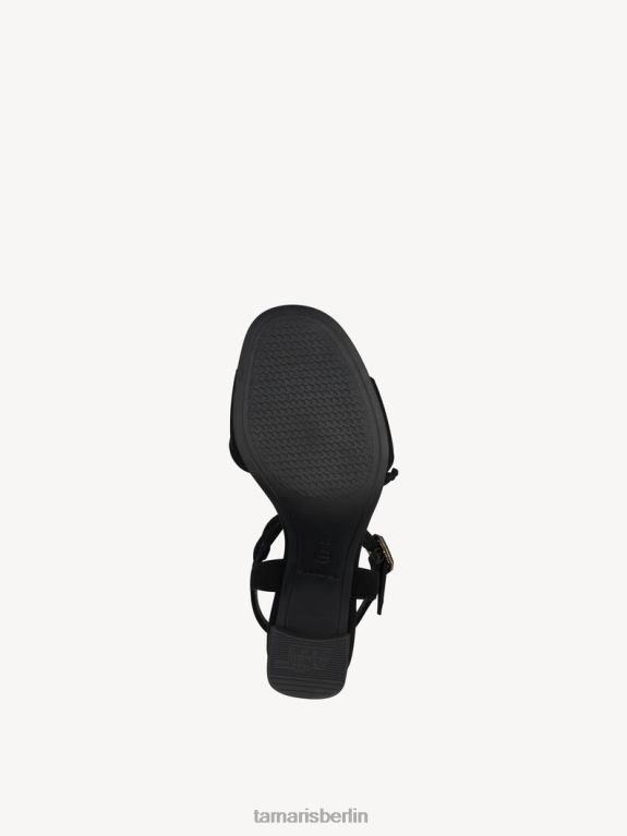 de Tamaris Frauen Sandale aus Leder – Schwarz 0LHV4446 Schuhe