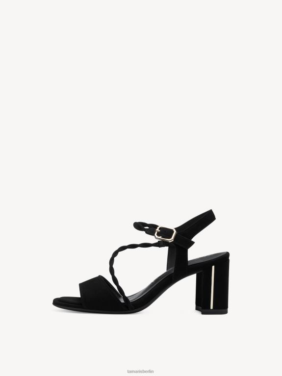 de Tamaris Frauen Sandale aus Leder – Schwarz 0LHV4446 Schuhe