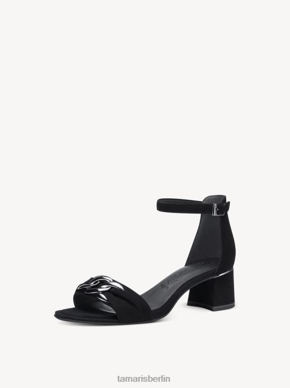 de Tamaris Frauen Sandale aus Leder – Schwarz 0LHV4447 Schuhe
