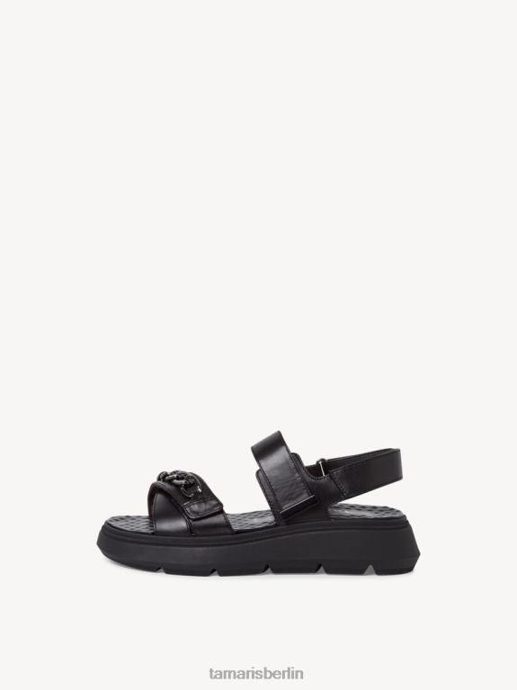 de Tamaris Frauen Sandale aus Leder – Schwarz 0LHV4577 Schuhe