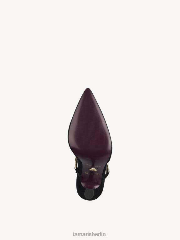 de Tamaris Frauen Sandale aus Leder – Schwarz 0LHV4588 Schuhe