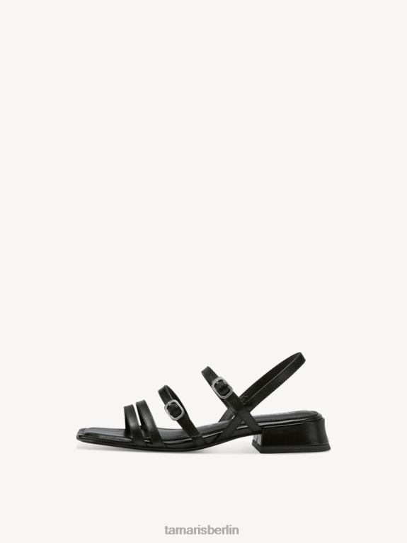 de Tamaris Frauen Sandale aus Leder – Schwarz 0LHV4616 Schuhe