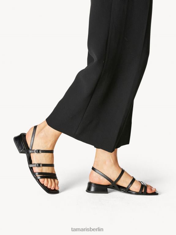 de Tamaris Frauen Sandale aus Leder – Schwarz 0LHV4616 Schuhe