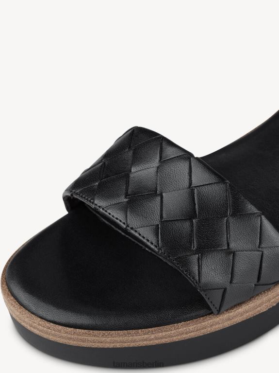 de Tamaris Frauen Sandale aus Leder – Schwarz 0LHV4618 Schuhe