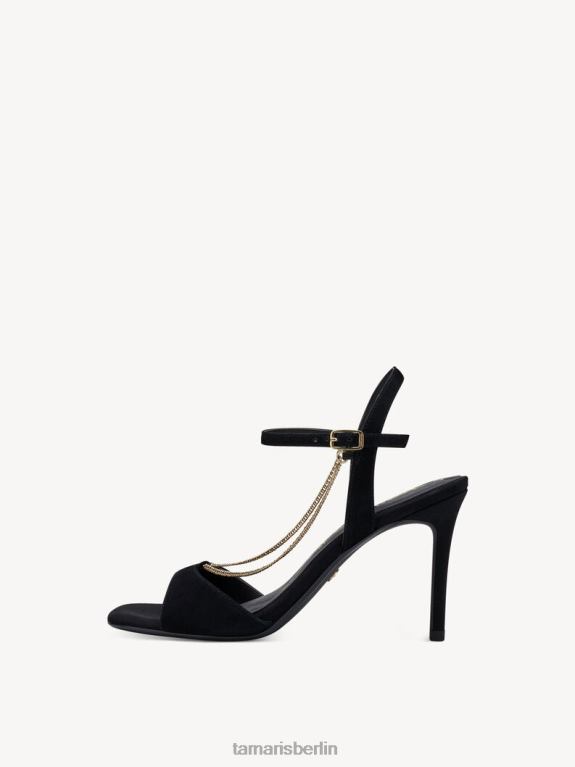 de Tamaris Frauen Sandale aus Leder – Schwarz 0LHV4724 Schuhe