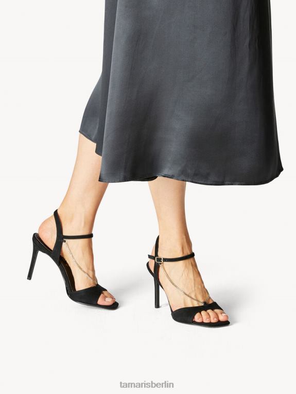 de Tamaris Frauen Sandale aus Leder – Schwarz 0LHV4724 Schuhe