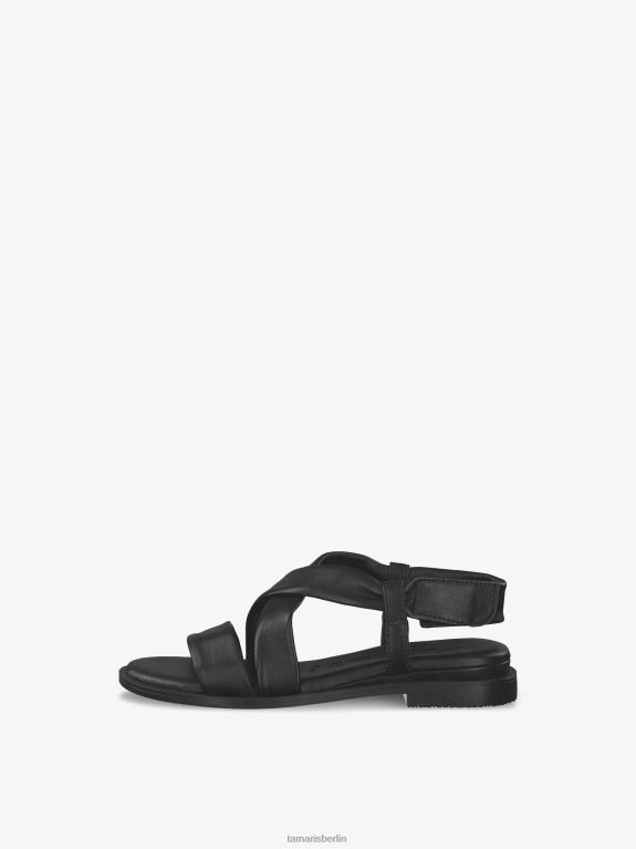 de Tamaris Frauen Sandale aus Leder – Schwarz 0LHV4815 Schuhe