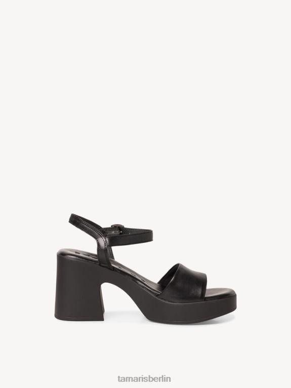 de Tamaris Frauen Sandale aus Leder – Schwarz 0LHV4837 Schuhe