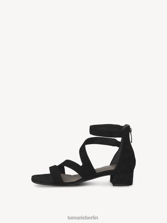 de Tamaris Frauen Sandale aus Leder – Schwarz 0LHV4851 Schuhe