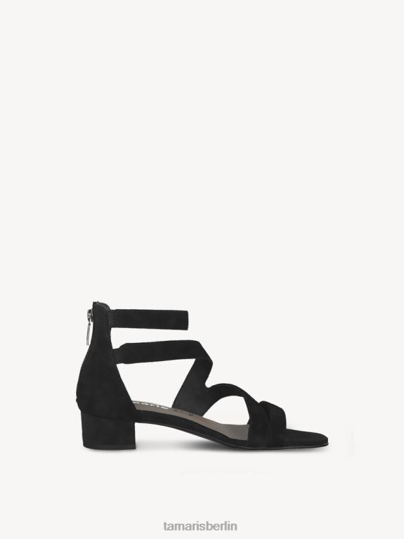 de Tamaris Frauen Sandale aus Leder – Schwarz 0LHV4851 Schuhe