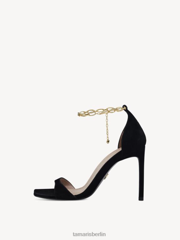 de Tamaris Frauen Sandale aus Leder – Schwarz 0LHV4887 Schuhe