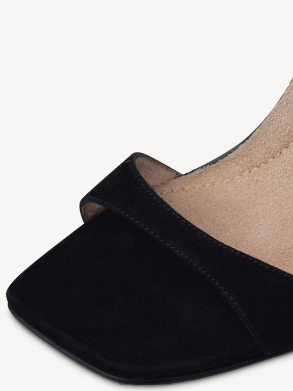 de Tamaris Frauen Sandale aus Leder – Schwarz 0LHV4887 Schuhe
