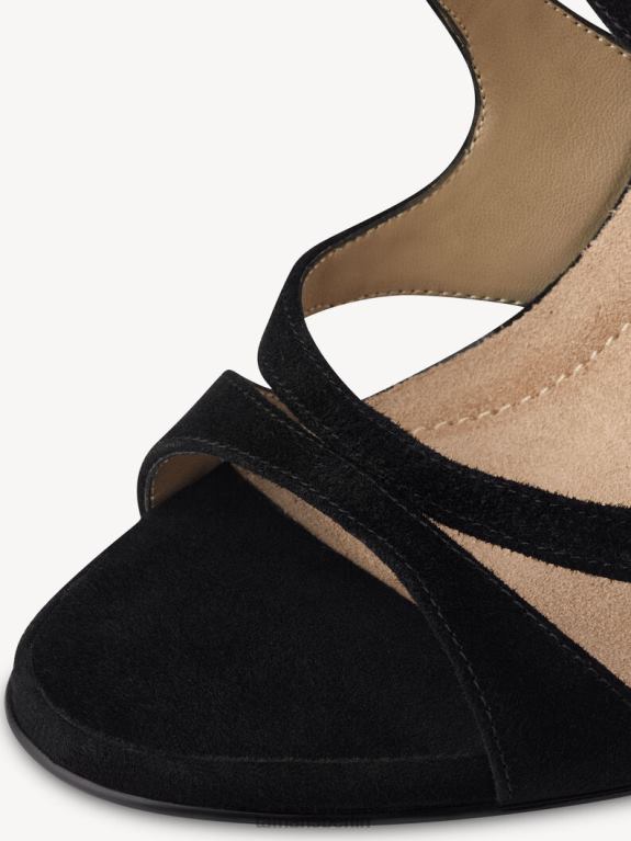 de Tamaris Frauen Sandale aus Leder – Schwarz 0LHV4890 Schuhe