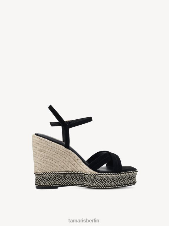 de Tamaris Frauen Sandale aus Leder – Schwarz 0LHV4911 Schuhe