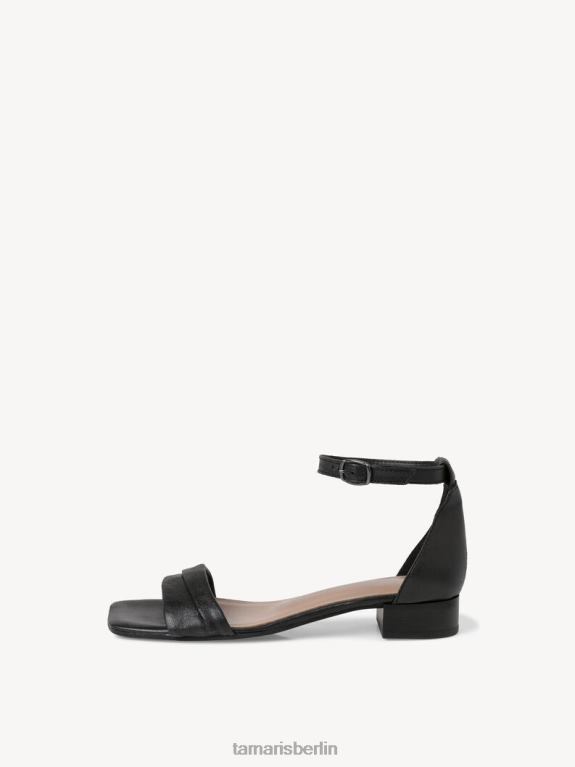de Tamaris Frauen Sandale aus Leder – Schwarz/Schwarzes Leder 0LHV42216 Schuhe