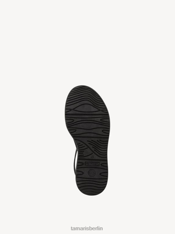 de Tamaris Frauen Sandale aus Leder – Schwarz/Schwarzes Leder 0LHV4876 Schuhe