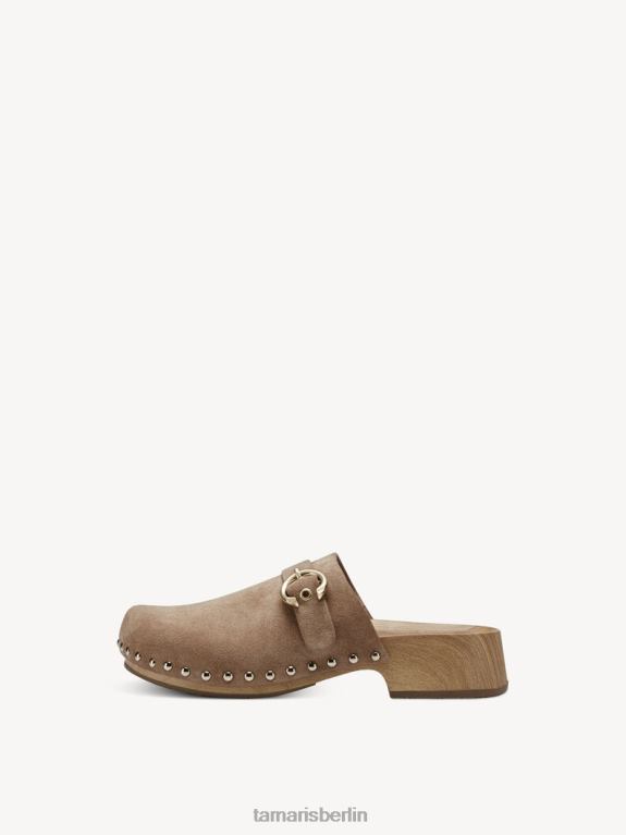 de Tamaris Frauen Sandale aus Leder – braunes/kamelfarbenes Wildleder 0LHV4517 Schuhe