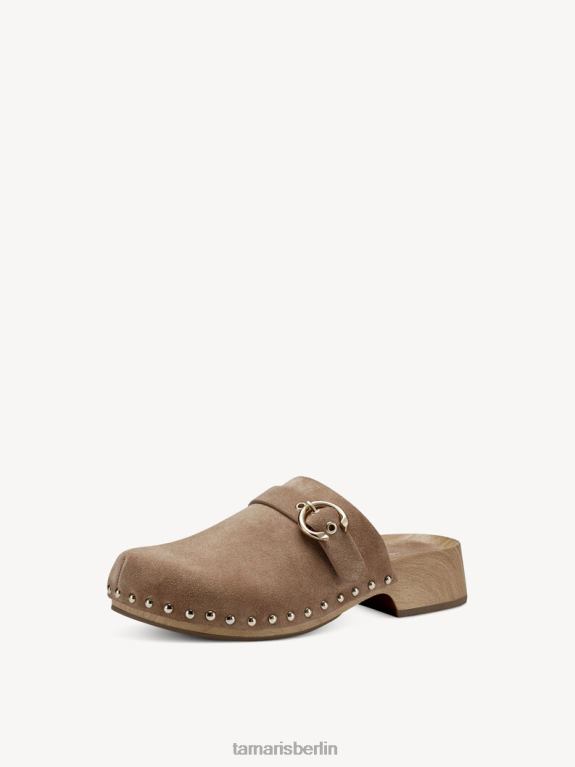de Tamaris Frauen Sandale aus Leder – braunes/kamelfarbenes Wildleder 0LHV4517 Schuhe