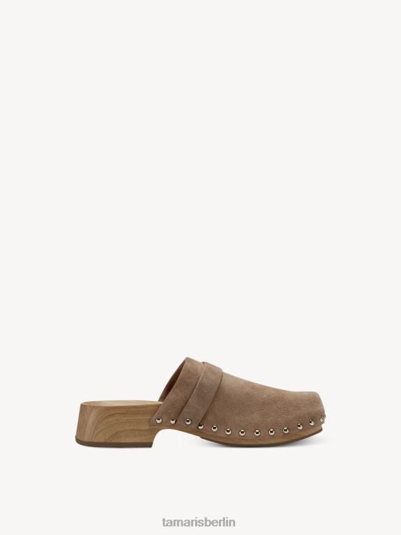 de Tamaris Frauen Sandale aus Leder – braunes/kamelfarbenes Wildleder 0LHV4517 Schuhe