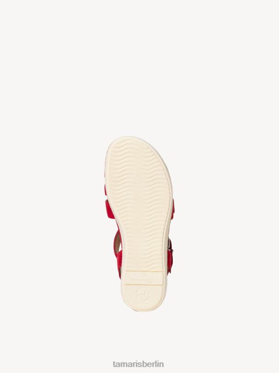 de Tamaris Frauen Sandale aus Leder – rot 0LHV41290 Schuhe