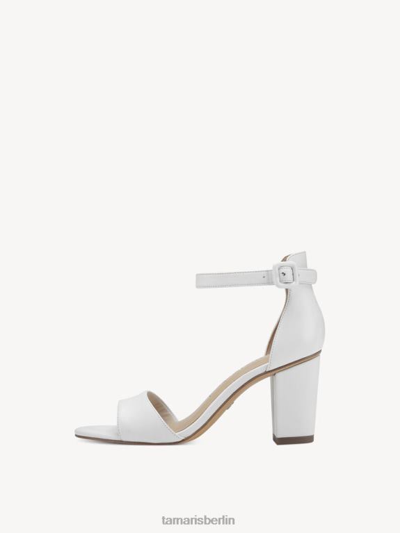 de Tamaris Frauen Sandale aus Leder – weiß 0LHV41156 Schuhe