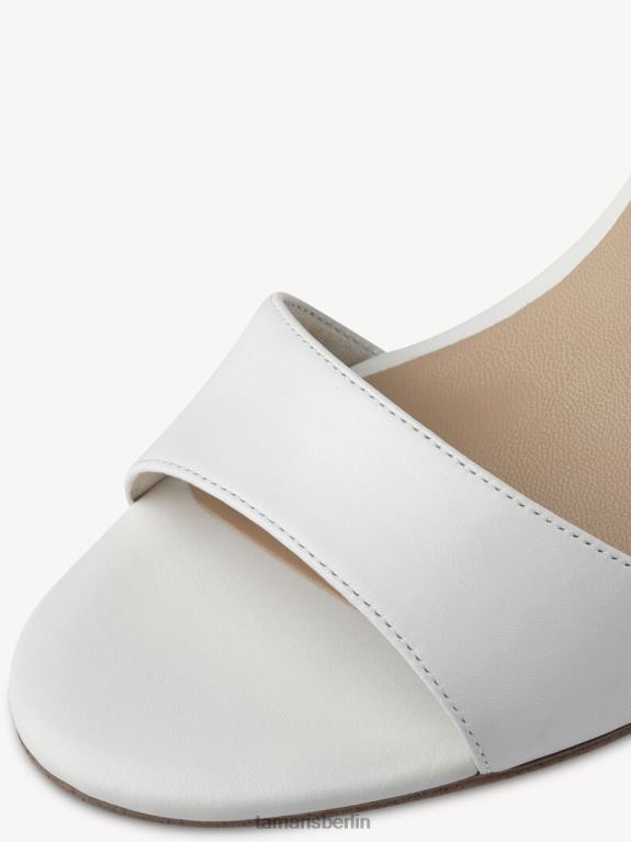 de Tamaris Frauen Sandale aus Leder – weiß 0LHV41156 Schuhe