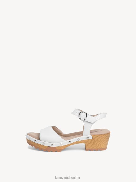 de Tamaris Frauen Sandale aus Leder – weiß 0LHV41427 Schuhe