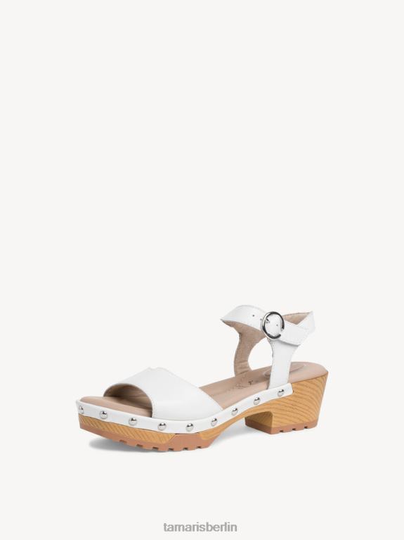 de Tamaris Frauen Sandale aus Leder – weiß 0LHV41427 Schuhe