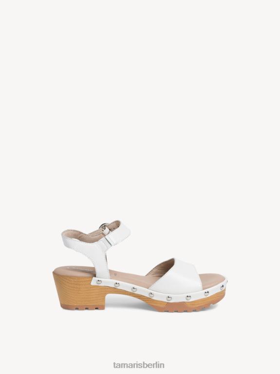 de Tamaris Frauen Sandale aus Leder – weiß 0LHV41427 Schuhe
