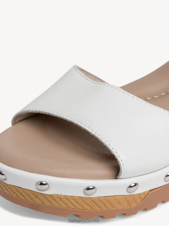 de Tamaris Frauen Sandale aus Leder – weiß 0LHV41427 Schuhe