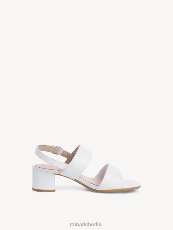 de Tamaris Frauen Sandale aus Leder – weiß 0LHV41543 Schuhe
