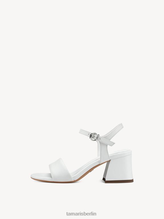 de Tamaris Frauen Sandale aus Leder – weiß/weißes Leder 0LHV41179 Schuhe