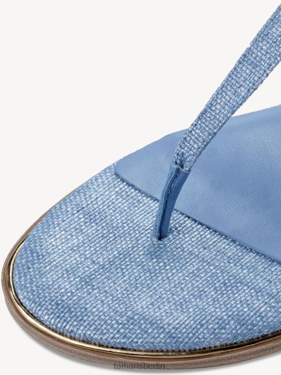 de Tamaris Frauen Sandale - blau/hellblau struk. 0LHV4762 Schuhe