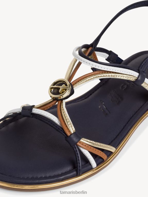 de Tamaris Frauen Sandale – blau/marinefarbener Kamm 0LHV4427 Schuhe
