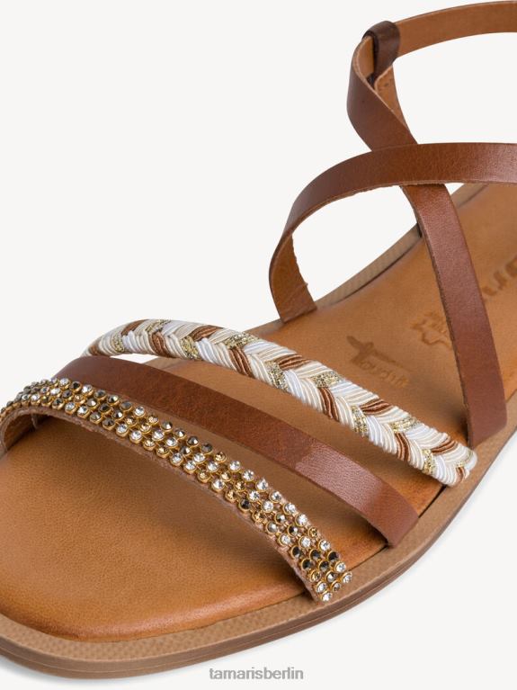 de Tamaris Frauen Sandale – braun/cognacfarbener Kamm 0LHV431 Schuhe