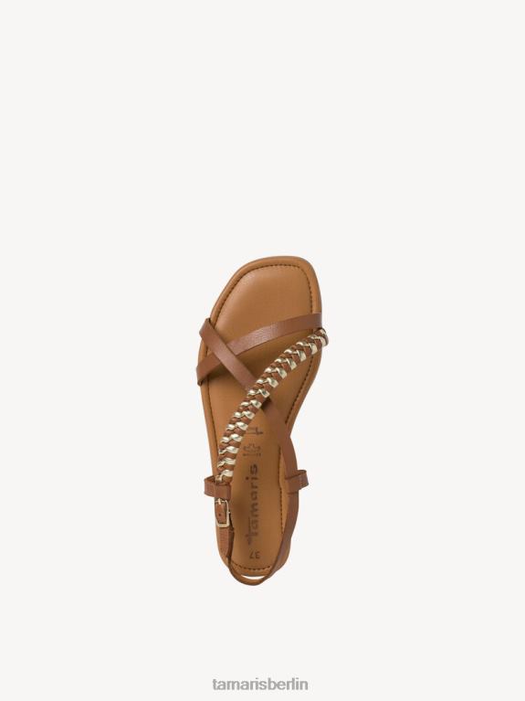de Tamaris Frauen Sandale – braun/cognacfarbener Kamm 0LHV4763 Schuhe