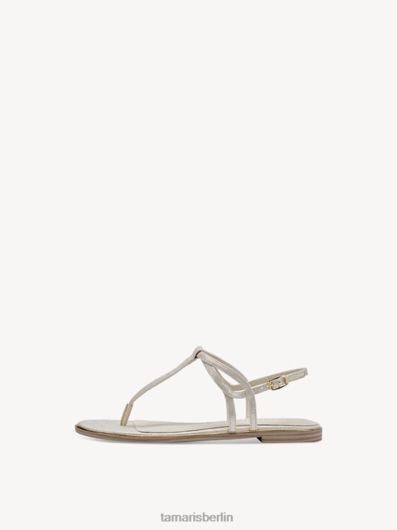 de Tamaris Frauen Sandale - gelb/hellgold struk. 0LHV4324 Schuhe